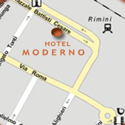 Hotel Moderno 리미니 외부 사진